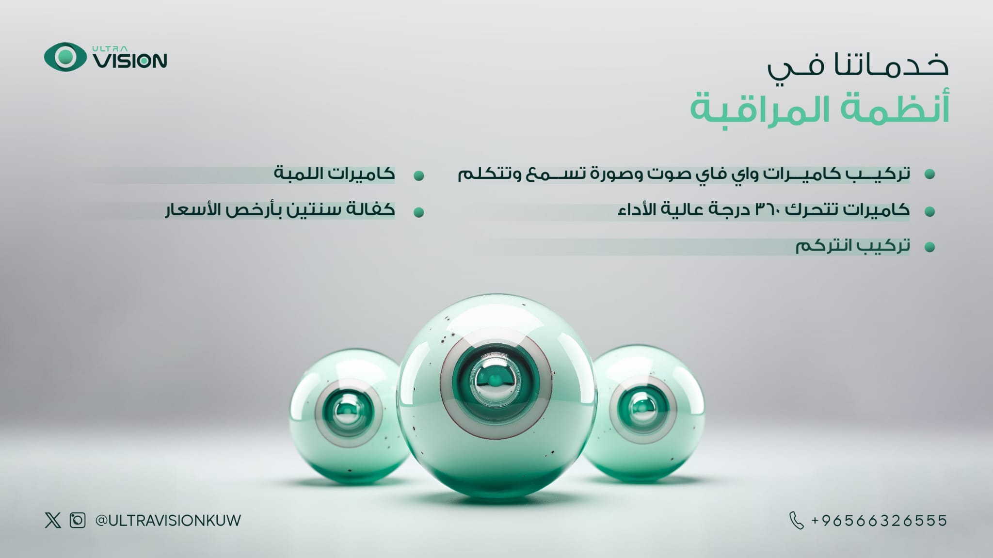 Ultra Vision camera and intercom services